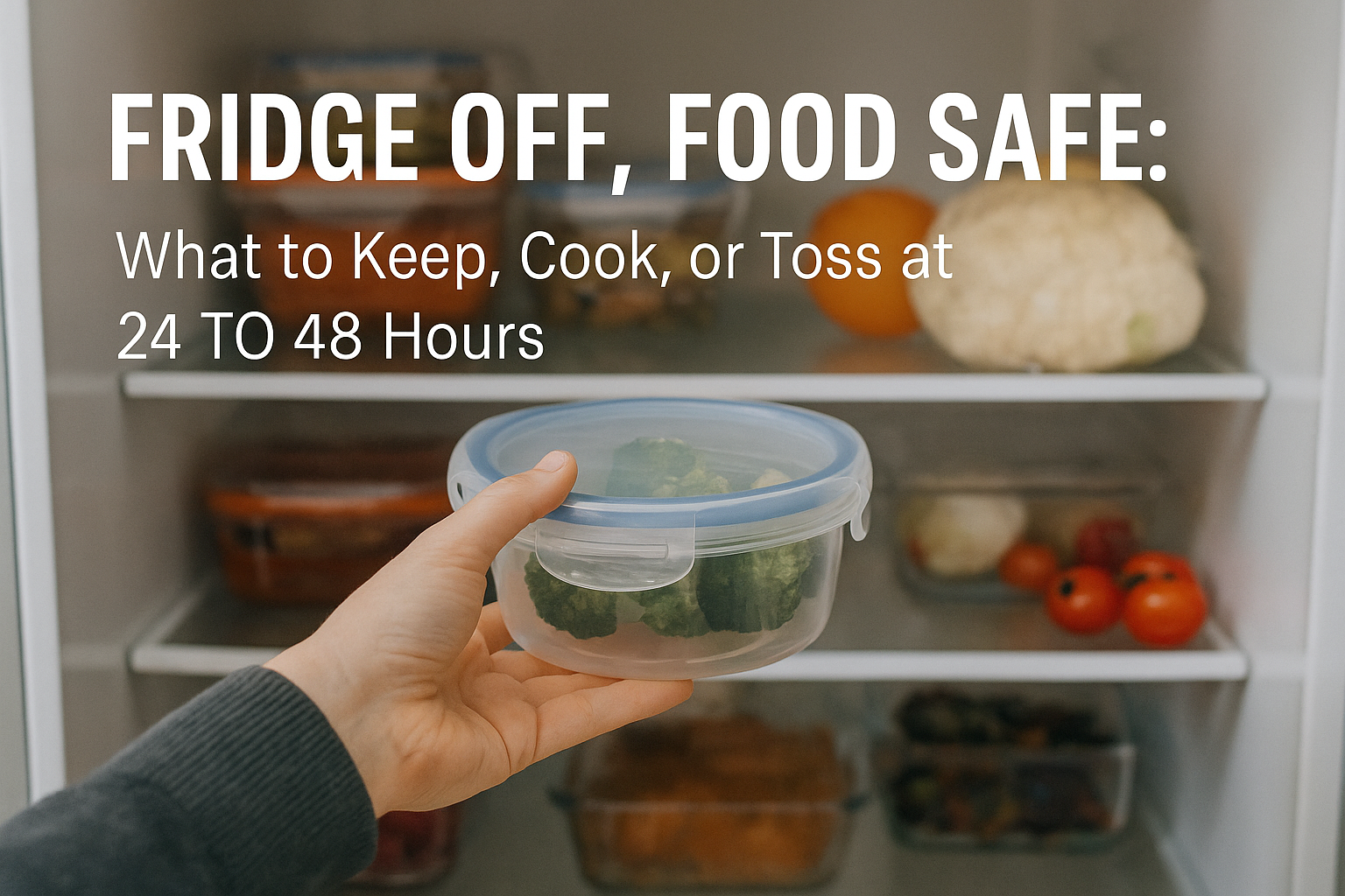 Fridge Off, Food Safe: What to Keep, Cook, or Toss at 24-48 Hours ...