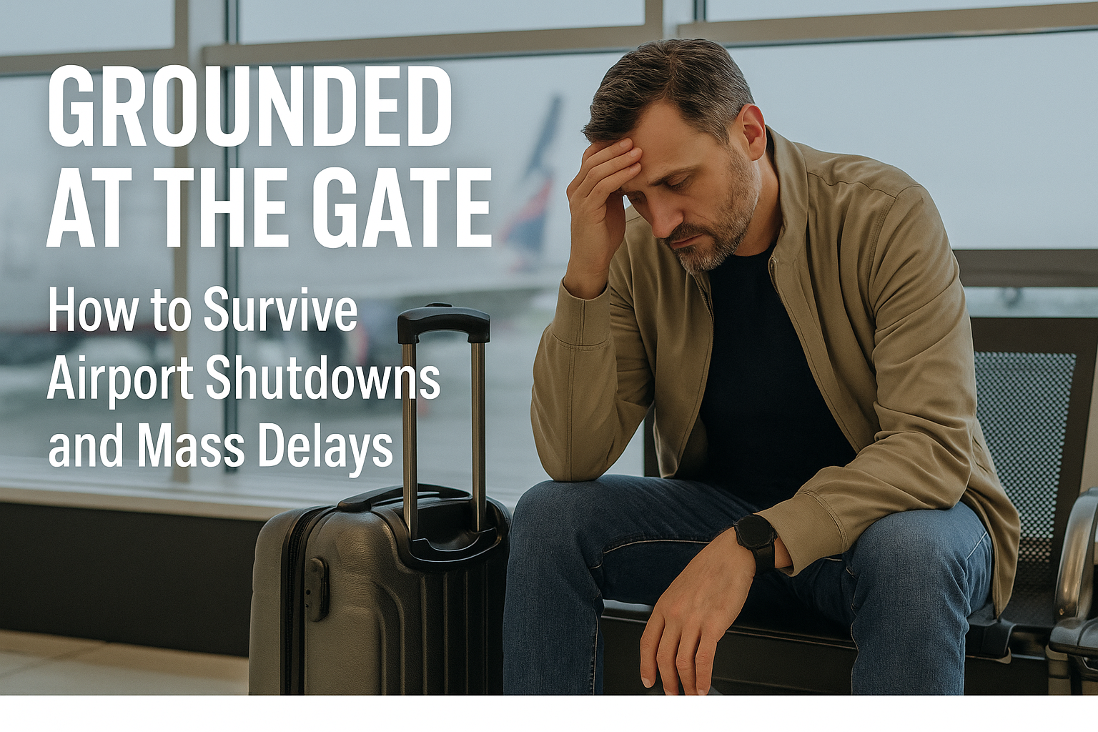 Grounded at the Gate: How to Survive Airport Shutdowns and Mass Delays