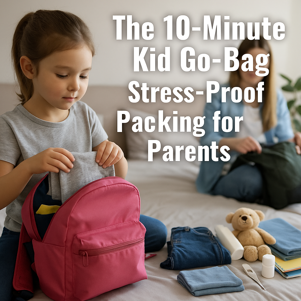 The 10-Minute Kid Go-Bag: Stress-Proof Packing for Parents