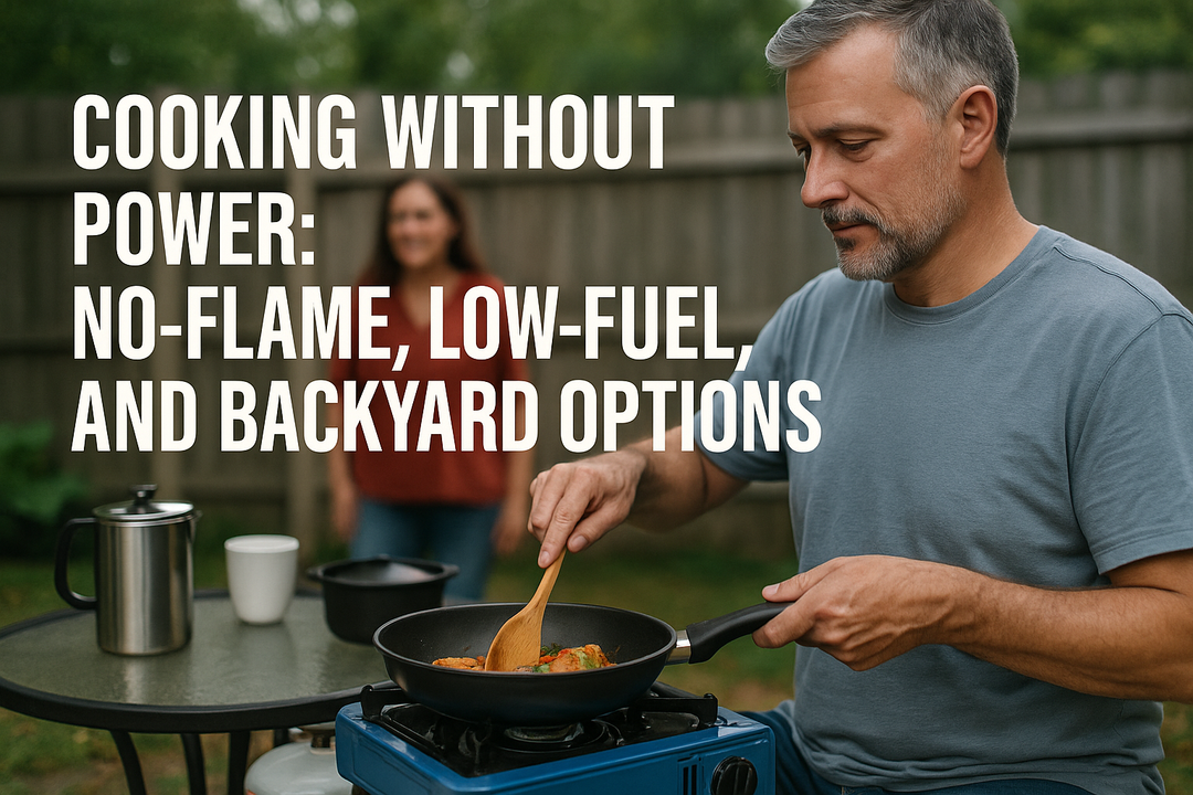 Cooking Without Power: No-Flame, Low-Fuel, and Backyard Options