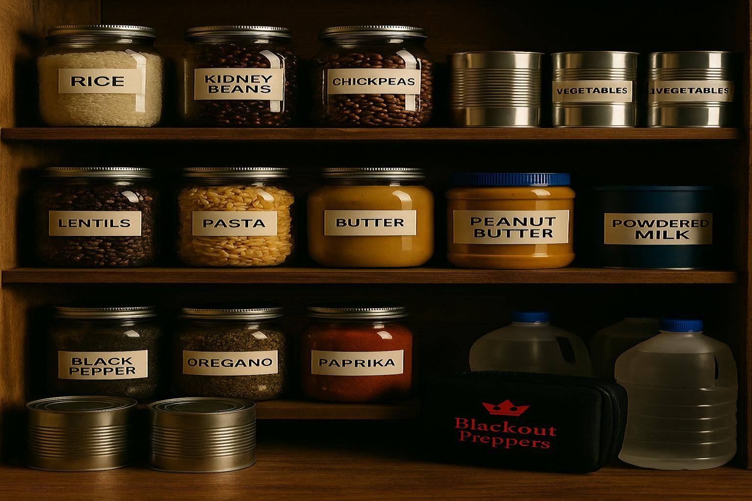 The Preppers’ Pantry: 25 Long-Term Food Items That Last – Blackout Preppers
