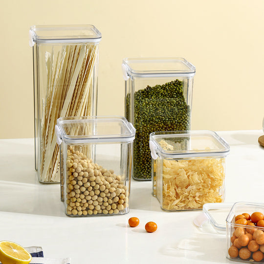 Stackable Dry-Goods Storage Jars | 460–1800 mL