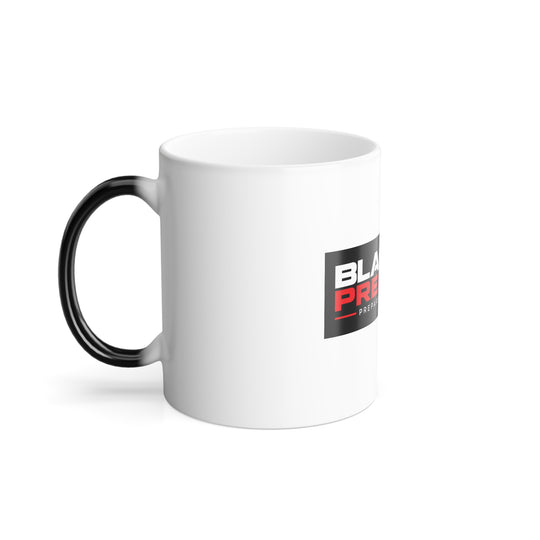 Blackout Preppers White-Design Color Morphing Mug, 11oz
