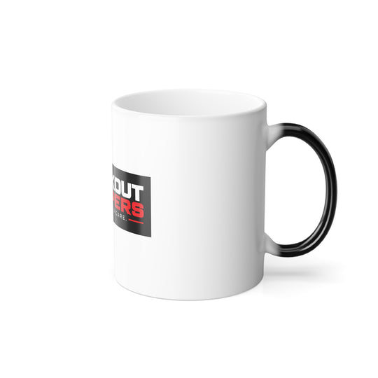 Blackout Preppers White-Design Color Morphing Mug, 11oz