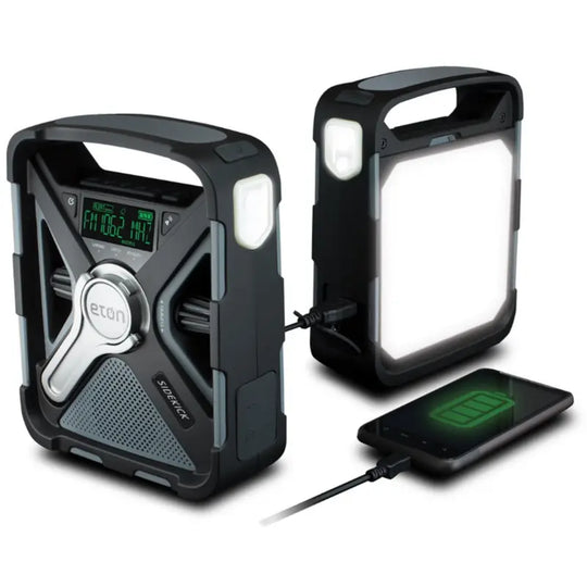 [Eton Corporation] + [Emergency Preparedness] + [Multi-Powered Weather Alert Radio] + [Eton - Sidekick, Ultimate Camping AM/FM/NOAA Radio with S.A.M.E Technology, Solar/Crank/Battery Powered, Bluetooth, LED & Ambient Flashlight, USB, Audio Rechargeable
