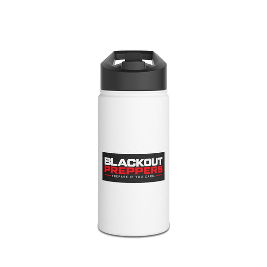 Blackout Preppers Stainless Steel Water Bottle, Standard Lid