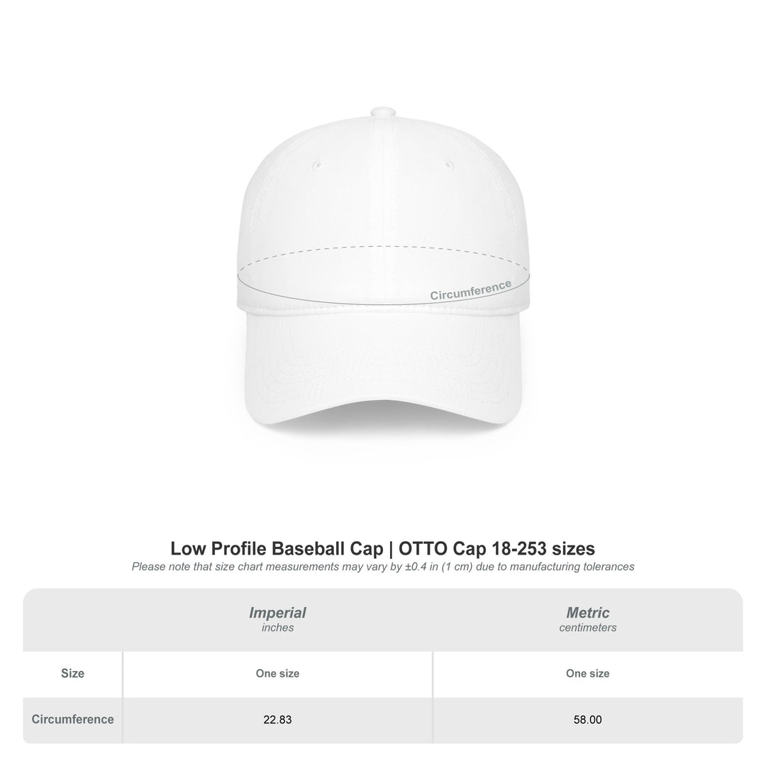 Blackout Preppers Low Profile Baseball Cap, White