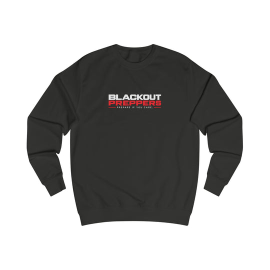 Blackout Preppers Sweatshirt, Black and Steel Grey