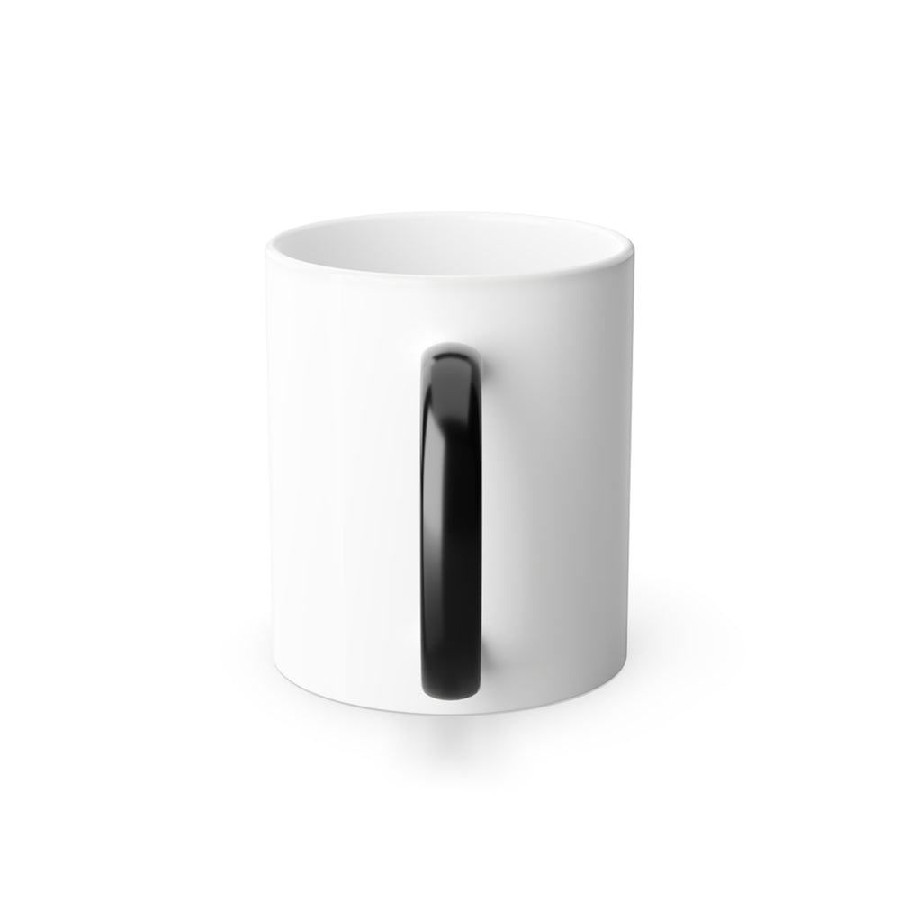Blackout Preppers White-Design Color Morphing Mug, 11oz