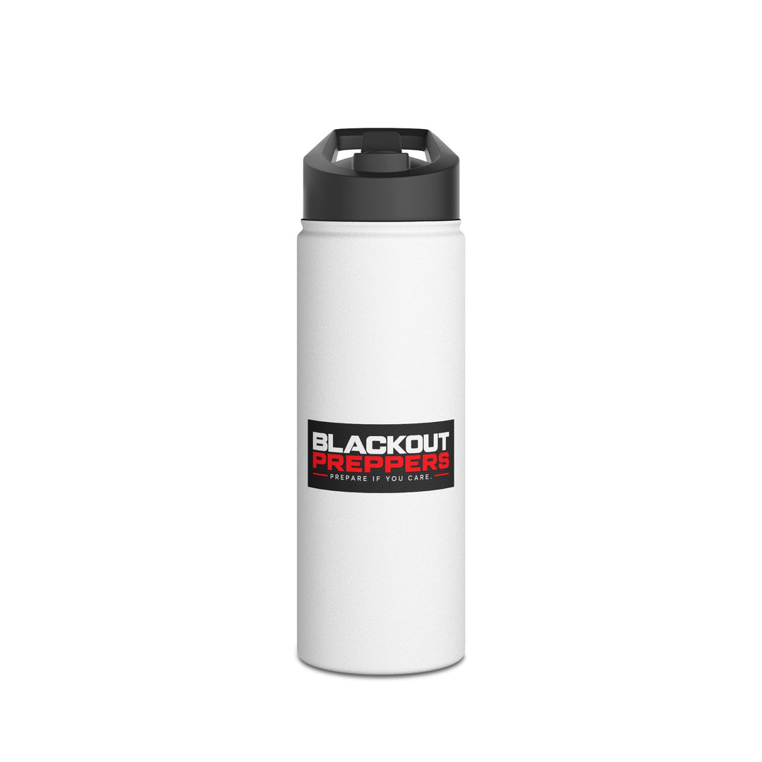 Blackout Preppers Stainless Steel Water Bottle, Standard Lid