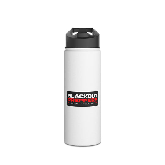 Blackout Preppers Stainless Steel Water Bottle, Standard Lid