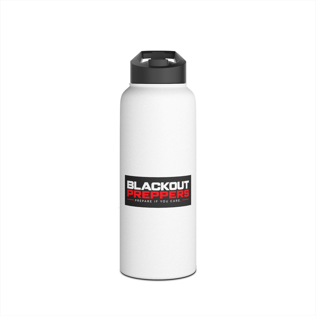 Blackout Preppers Stainless Steel Water Bottle, Standard Lid
