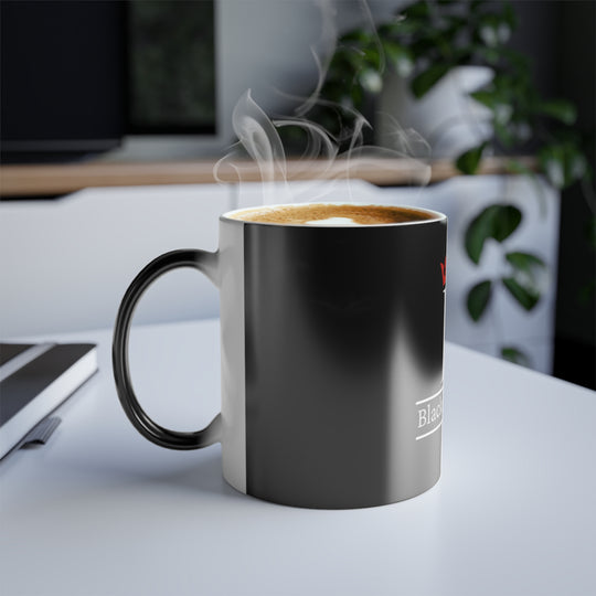 Black Color Morphing Mug, 11oz