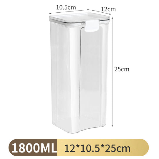 Stackable Dry-Goods Storage Jars | 460–1800 mL