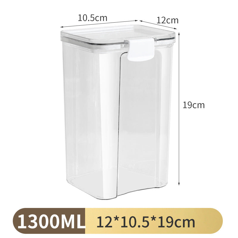 Stackable Dry-Goods Storage Jars | 460–1800 mL