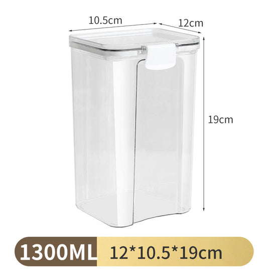 Stackable Dry-Goods Storage Jars | 460–1800 mL