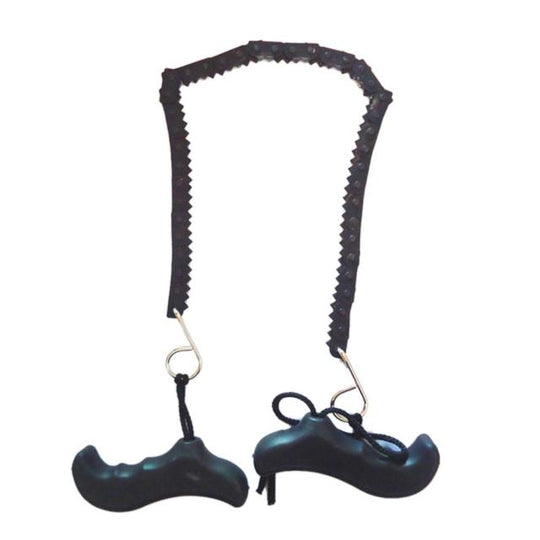 50CM Camping Emergency Survival Hand Gear Pocket Chain Saw ChainSaw Stainless Steel Teeth Wire Saw Telescopic Handle Tool
